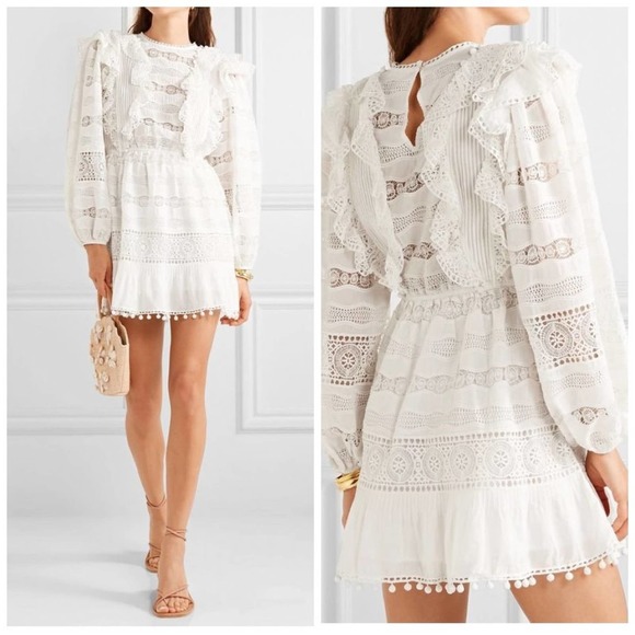 Ulla Johnson Jolie Short Dress In White 